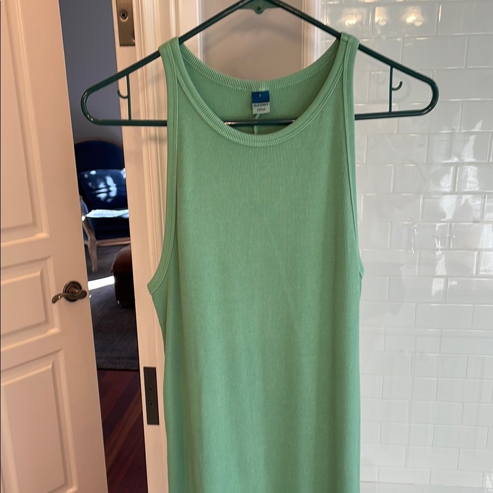 Old Navy Green Midi Dress
